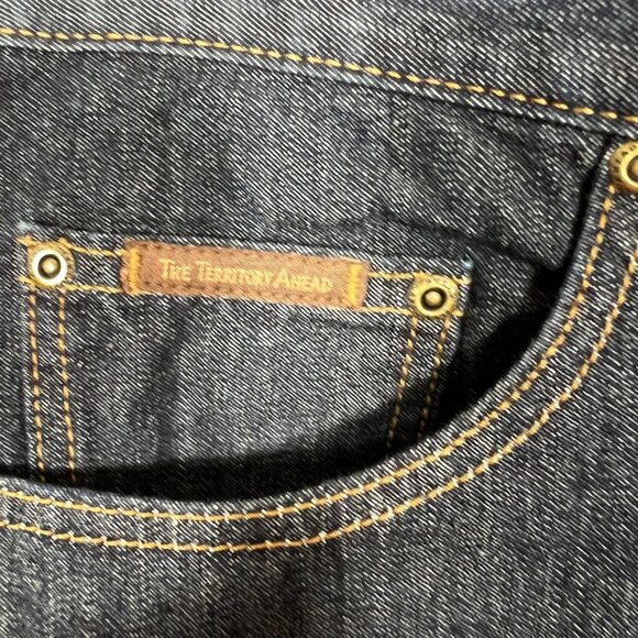 The Territory Ahead Denim Blue Jeans Size 34X34 Straight Leg - Picture 6 of 6